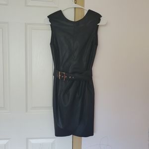Leather dress